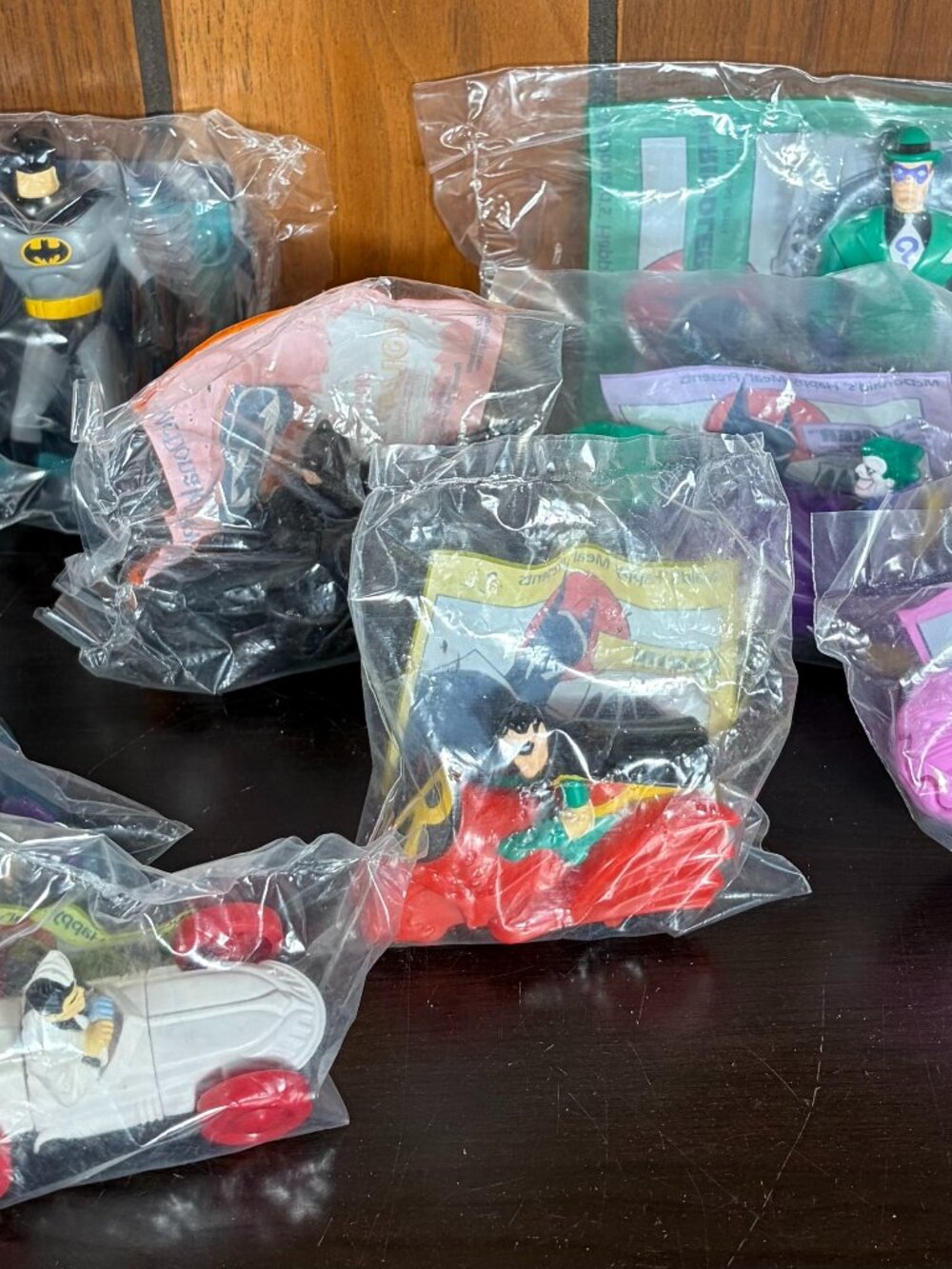 Lot of 10 Vtg 1990s McDonalds Batman Series Happy Meal Toys NIP RARE Collection